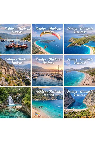 wonderlike Fethiye Magnet 9'lu