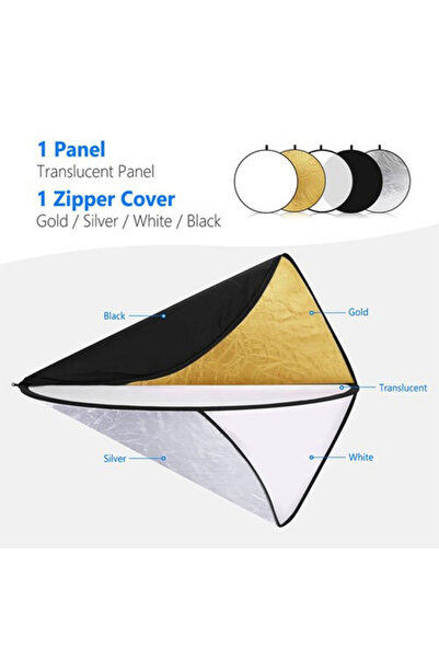 NEEWER 5-in-1 Collapsible Light Reflector '43/110cm