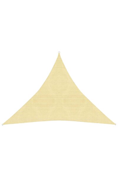 Concept Sunshade fabric, beige, 3 x 3 x 3 m, HDPE, 160 g/m²