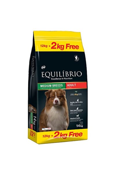Equilibrio Hrană uscată pentru câini adulți, pui, 12+2 kg