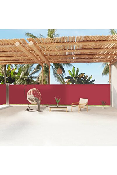 Concept Copertină laterală retractabilă, roșu, 160x1200 cm