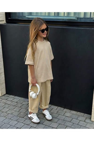 E-ROMA Plain Unisex Children's T-Shirt 3Gh1