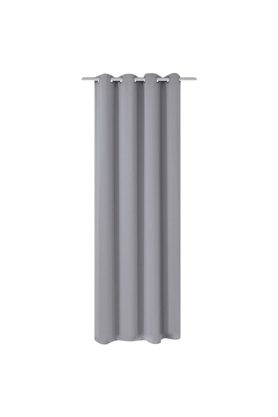 Concept Κουρτίνα φόντου που Αδιαφανές , μεταλλικά κρίκοι, 270 x 245 εκ., γκρι