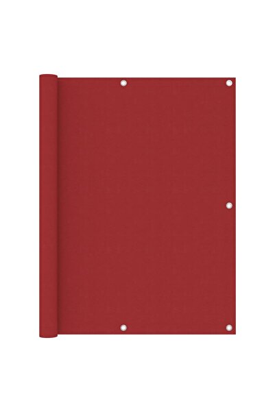 Concept Κόκκινο μουσαμά μπαλκονιού 120x400 εκ. ύφασμα Oxford