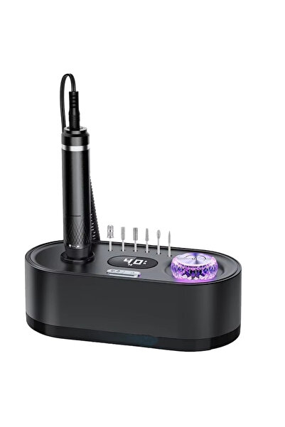 HASEPE Freza Unghii Profesionala 40000 RPM, Pila Electrica Cu LCD, Reincarcab...