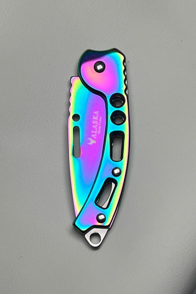 Keskin Adam Alaska SDR-10X 15.5 CM Gökkuşağı Rainbow Kamp Outdoor Paslanmaz Ç...