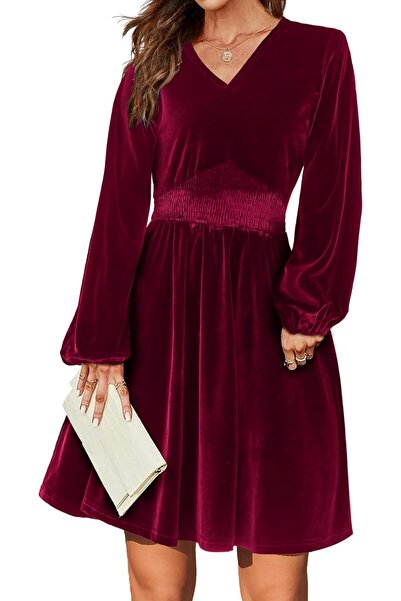 Zeagoo Velvet Dress for Women