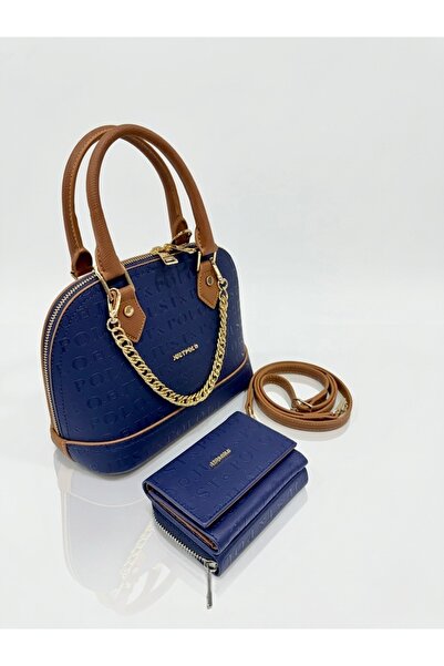 Just Polo Women's Chain Detail Luxury Handbag & Shoulder Bag and Wallet Combi...