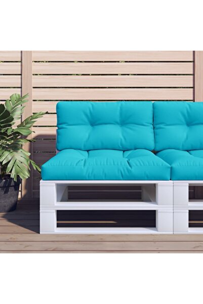 Concept Pernă de paleți, turcoaz, 80x40x12 cm, textil