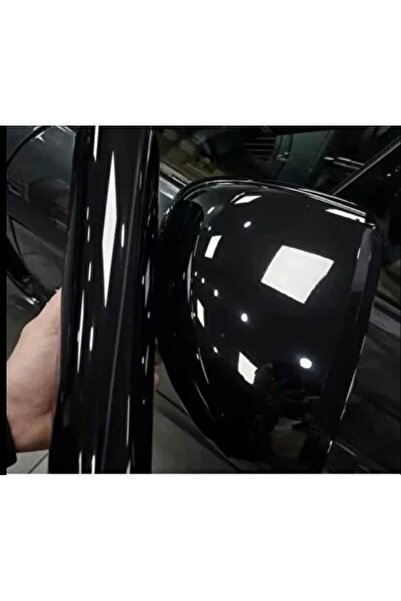 OSSOFOL Parlak siyah kendinden yapışkanlı 30 cm x 1 metre kapı direk ayna kap...