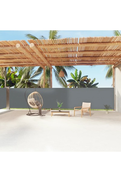 Concept Copertină laterală retractabilă, antracit, 160x1200 cm