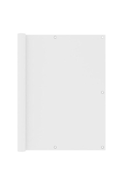 Concept Paravan de balcon, alb, 120 x 600 cm, țesătură oxford