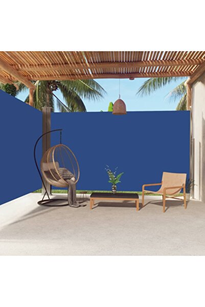 Concept Copertină laterală retractabilă, albastru, 220x600 cm