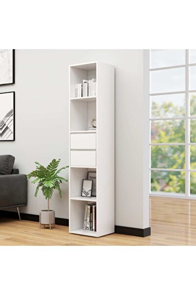 Concept Bookcase, white, 36 x 30 x 171 cm, chipboard