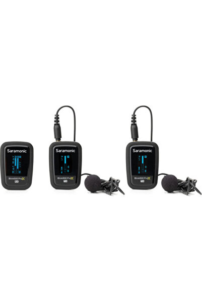 Saramonic Blink 500 ProX B2 2-Person Digital Camera-Mount Wireless Omni Laval...