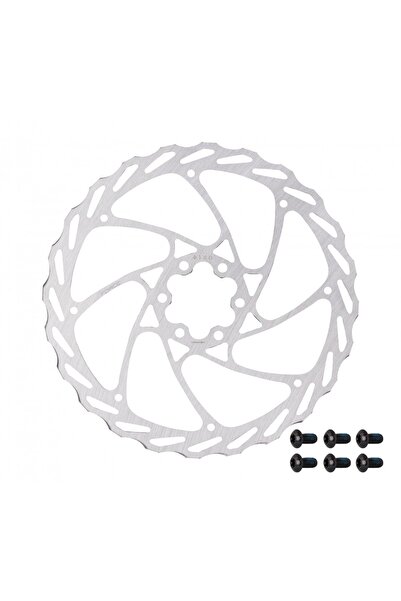 Force Disc de frână Force-4 180mm 6 găuri argintiu
