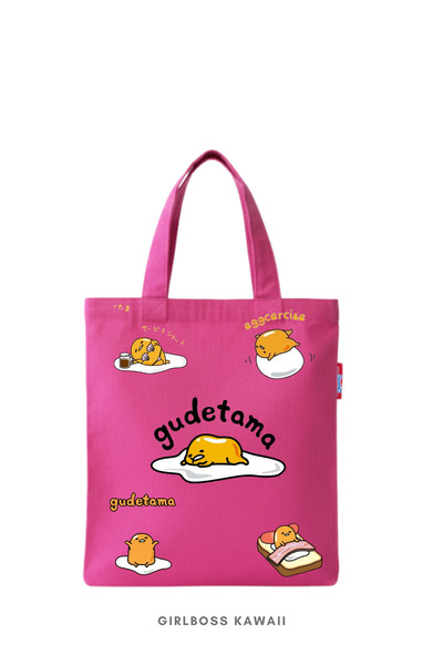 Girlboss Kawaii حقيبة جوديتاما الصغيرة / حقيبة تابلت / حقيبة كتب / حقيبة تسوق...