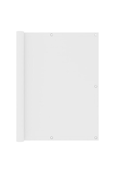 Concept Paravan de balcon, alb, 120 x 500 cm, țesătură oxford