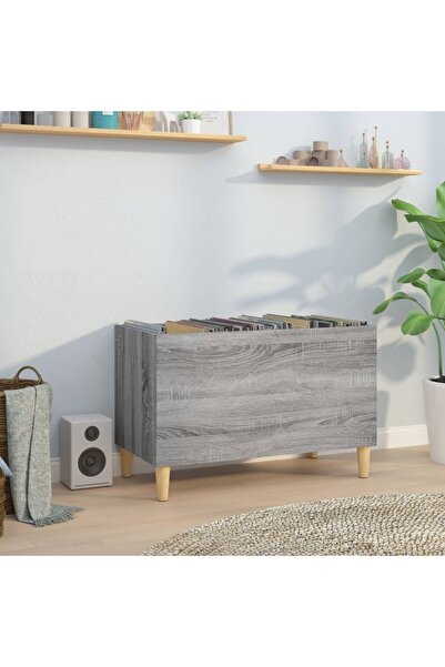 Concept Dulap pentru discuri gri sonoma 74,5x38x48 cm lemn prelucrat