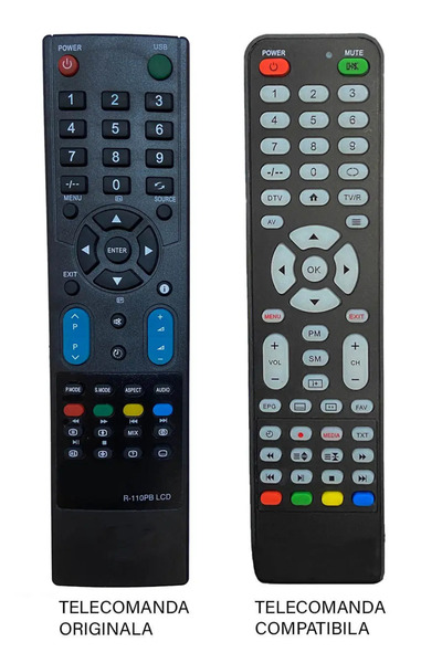 OEM Telecomanda inlocuitoare compatibila TV Daewoo R-110PB (476)