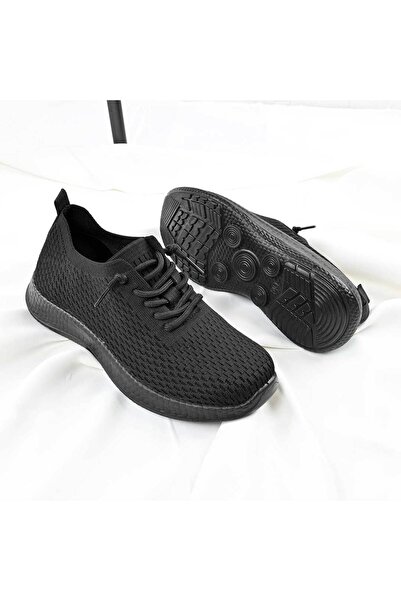Tmall Men's sports shoes,textile material, B4044, Black