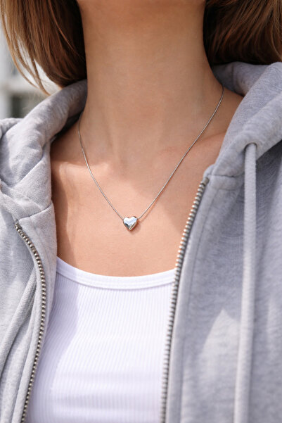 Accessories Luna Heart Minimal Kalp Çelik Kolye