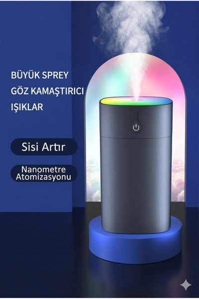 Noriyen 400ml Yüksek Kapasiteli Hava Nemlendirici - Masaüstü Buhar Makinesi v...