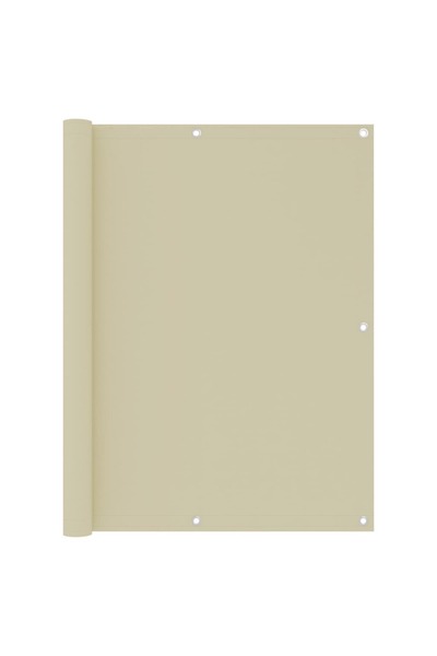 Concept Paravan de balcon, crem, 120 x 400 cm, țesătură oxford