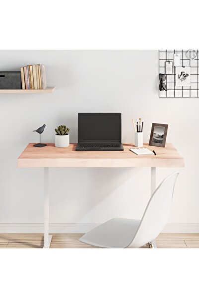 Concept Blat de birou, 100x60x4 cm, lemn masiv de stejar netratat