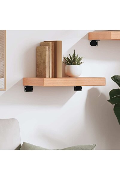 Concept Poliță perete maro deschis 40x30x6 cm lemn masiv stejar tratat