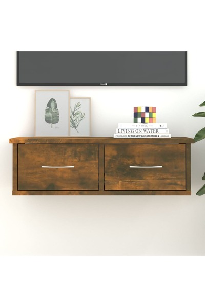 Concept Dulap de perete, stejar fumuriu, 60x26x18,5 cm lemn prelucrat