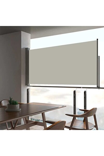 Concept Αναδιπλούμενη τέντα βεράντας, κρεμ, 80 x 300 εκ.