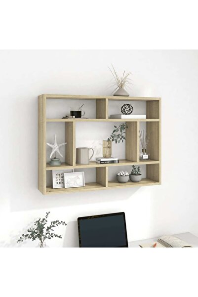 Concept Wall shelf, Sonoma oak, 75x16x55 cm, chipboard