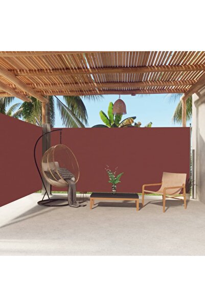 Concept Copertină laterală retractabilă, maro, 180x600 cm