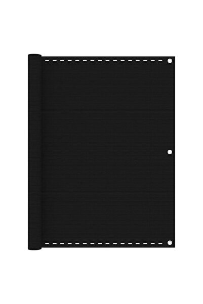 Concept Paravan de balcon, negru, 120x600 cm, HDPE