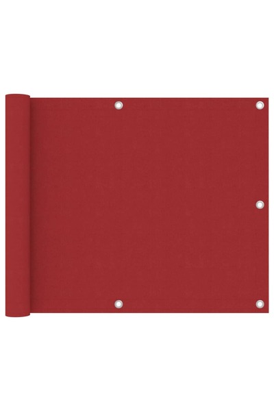 Concept Paravan de balcon, roșu, 75 x 500 cm, țesătură oxford