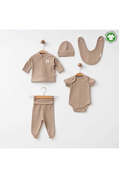 Polpuf Organic Cotton 5-Piece Hospital Release Newborn Set