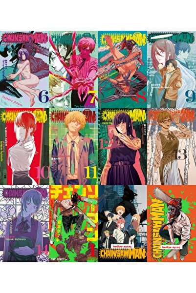 Gerekli Şeyler Yayıncılık Chainsaw Man - Testere Adam 6-7-8-9-10-11-12-13-14 ...