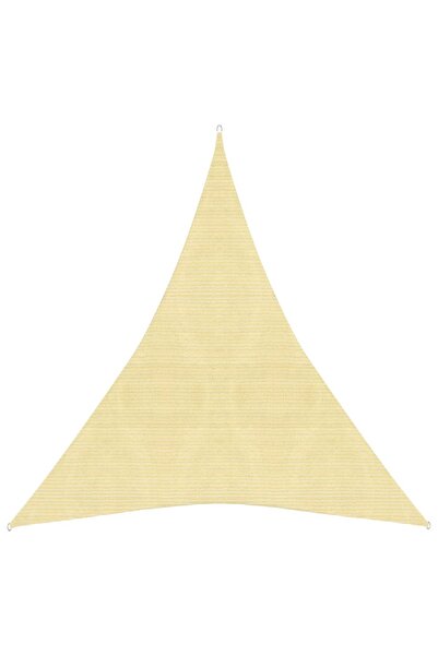 Concept Sunshade fabric, beige, 3x4x4 m, HDPE, 160 g/m²