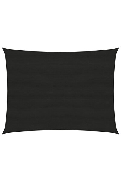 Concept Sunshade fabric, black, 3x4 m, HDPE, 160 g/m²