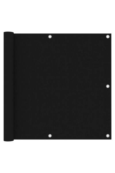 Concept Paravan de balcon, negru, 90 x 600 cm, țesătură oxford