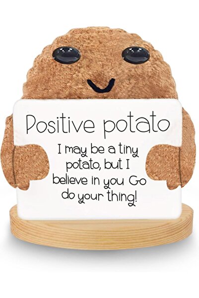 NO BRAND Positive Potato Doll, Wool Mini Plush, 1.5x2x3cm, Unisex Toy with Po...