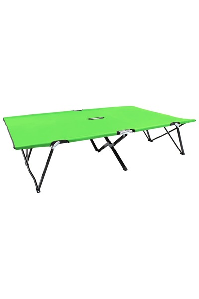 Concept Πτυσσόμενη ξαπλώστρα για 2 άτομα, πράσινη, ατσάλινη