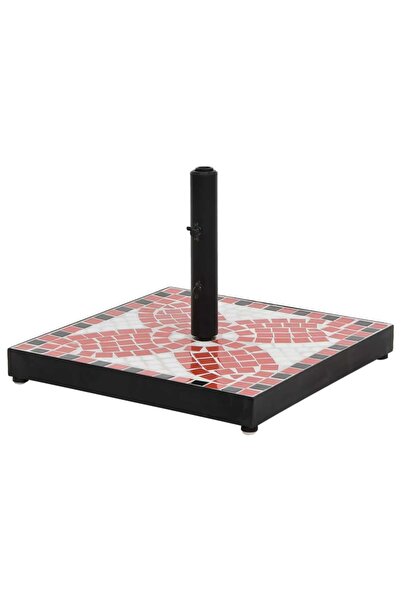 Concept Βάση ομπρέλας, από τούβλο και λευκό, τετράγωνη, 12 kg