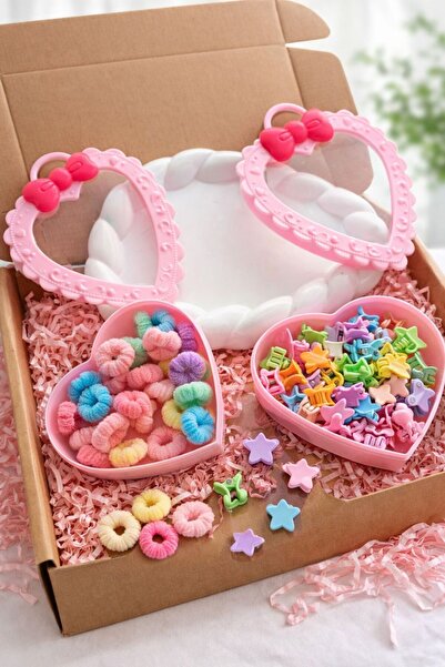 EMKSHOP 2 Boxes of Candy Dream Buckle Boxes (1 Box of Rubber Bands, 1 Box of ...