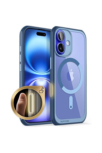 Supcase Θήκη Unicorn Beetle MAG Slim Clear Azure iPhone 16