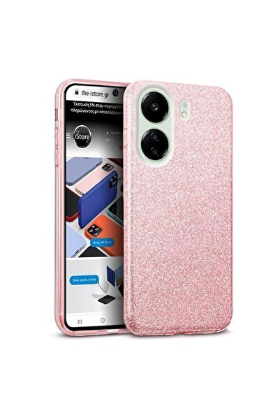 Orso Θήκη Hybrid Strass Pink Xiaomi Redmi 13C 4G