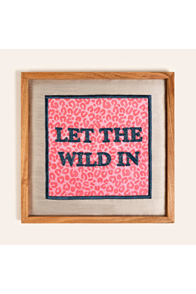 Zsa Zsa Zsu Dadrı El İşi Dekoratif Boncuklu Ağaç Tablo 40x40 Cm Pembe