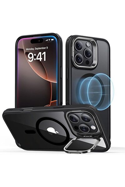 ESR Θήκη Classic Hybrid με Stash Stand HaloLock MagSafe Frosted Black για iPh...