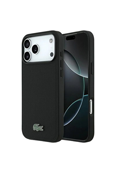 Lacoste Θήκη MagSafe από PU Δερμάτινο με εμβληματικό λογότυπο Petit Pique, μα...